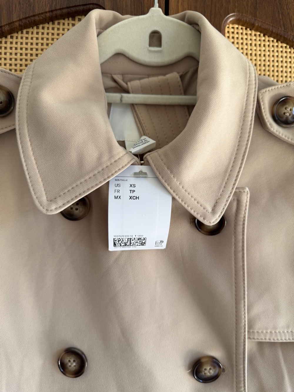 H&M trench coat XS - NWT! - Picture 4 of 6